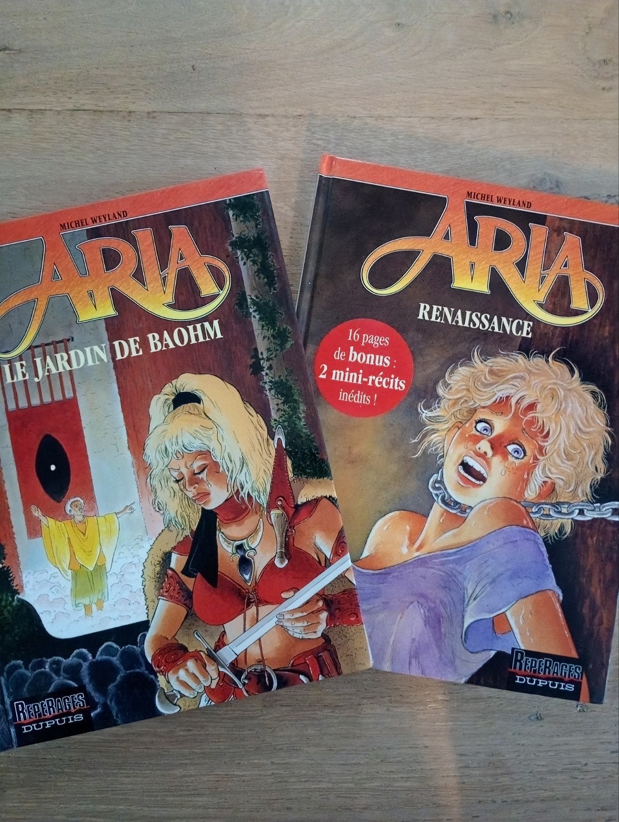 Lot 2 Aria 26&30 Weyland EO TBE, Plusieurs BD, Enlèvement ou Envoi, Utilisé, M. Weyland