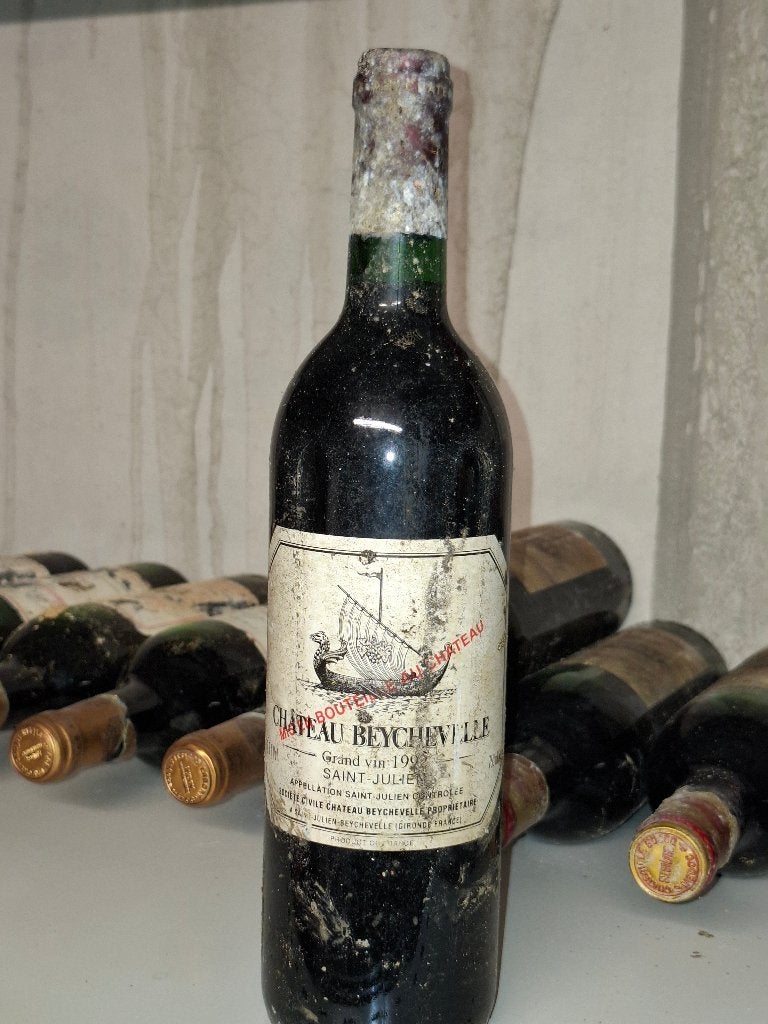 Wijn Chateau Beycheville 1992 (22st), Verzamelen, Ophalen, Frankrijk, Zo goed als nieuw, Rode wijn