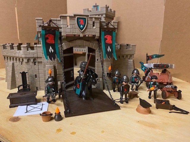 Playmobil 4866 Le château des chevaliers dragons, Enfants & Bébés, Enlèvement ou Envoi, Comme neuf, Kit complet