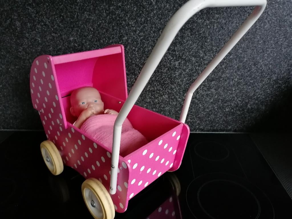 Baby Born Annabel pop met poppenwagentje, Kinderen en Baby's, Ophalen