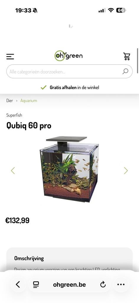 Aquarium Super Fish, Dieren en Toebehoren, Ophalen, Zo goed als nieuw