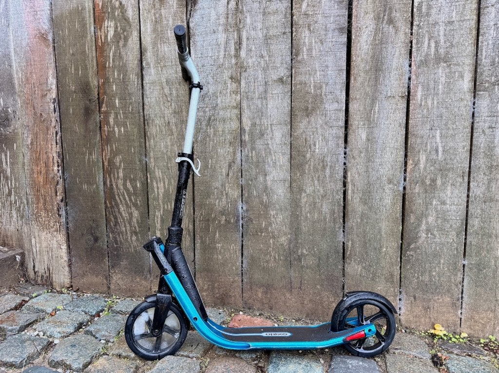 Trotinette Oxelo EasyFold, Ophalen, Zo goed als nieuw, Gewone step, Oxelo Decathlon