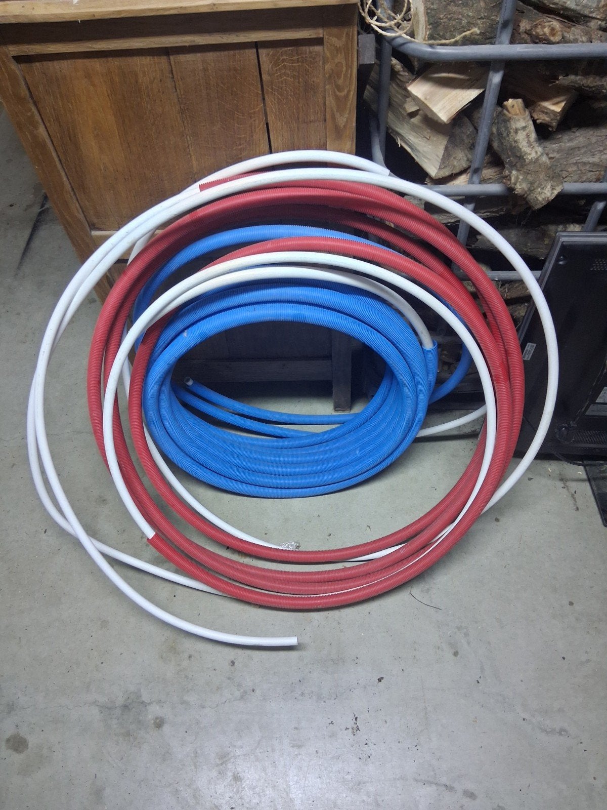 Overschot alpex buis rood en blauw, Doe-het-zelf en Bouw, Ophalen