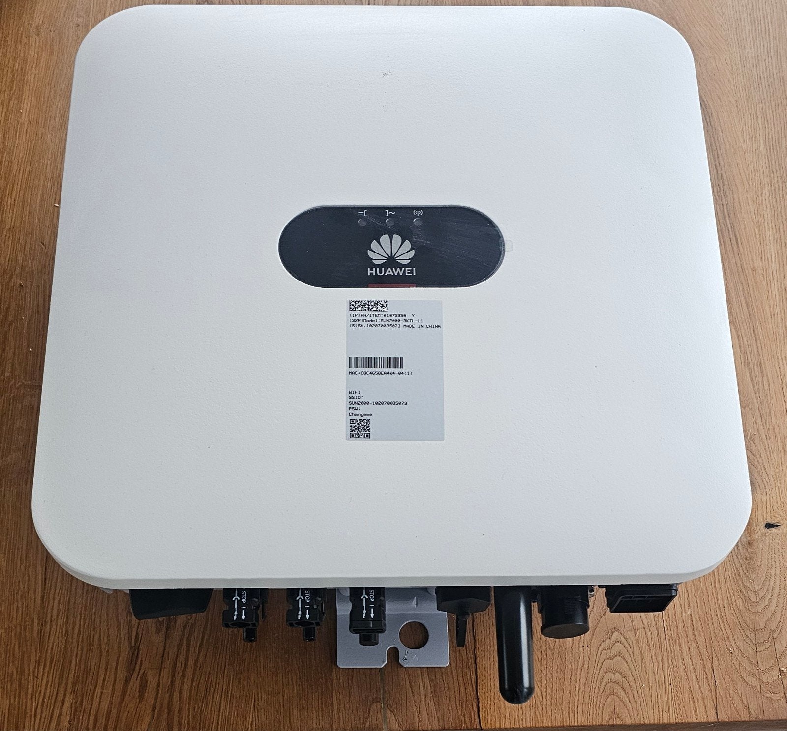 omvormer Huawei SUN2000 -3KTL-L1, Ophalen