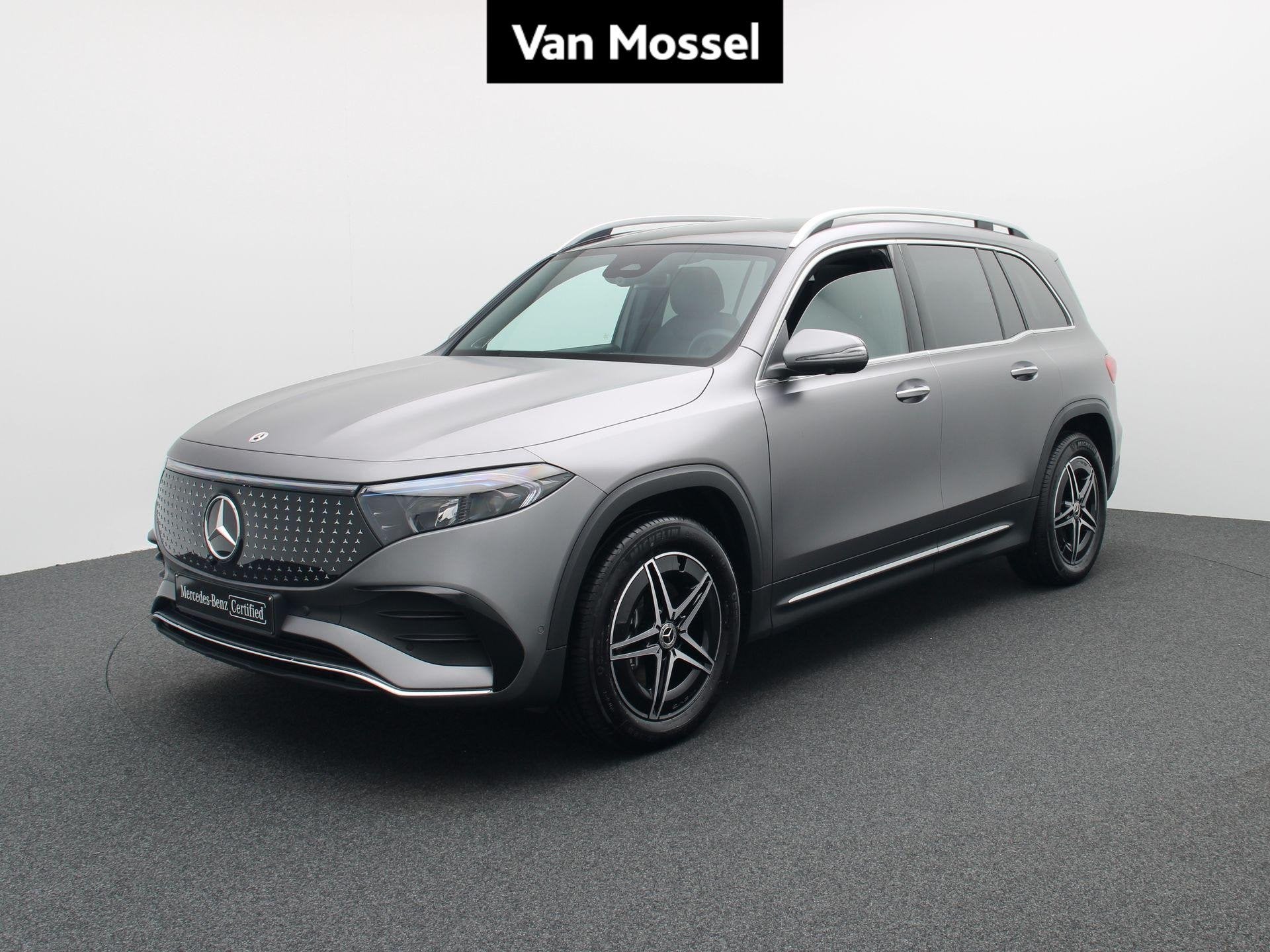 Mercedes-Benz EQB 250+ AMG Line + LEDER + BURMESTER + PANO D, Autos, Argent ou Gris, Noir, 5 portes, 5 places