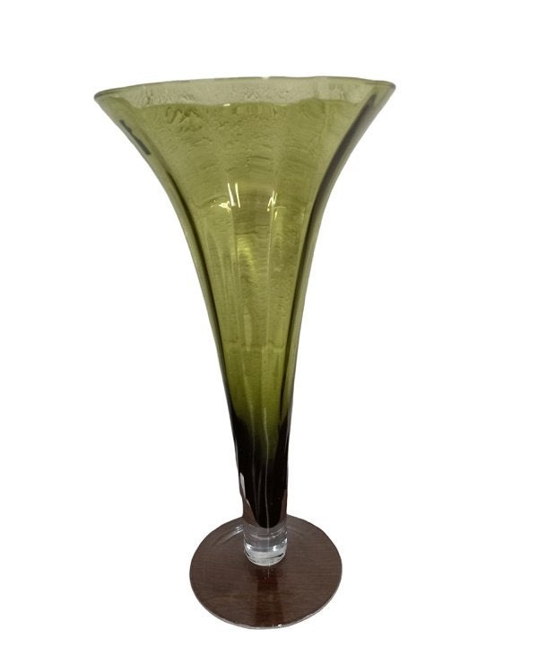 grand vase trompette en verre., Antiquités & Art, Enlèvement