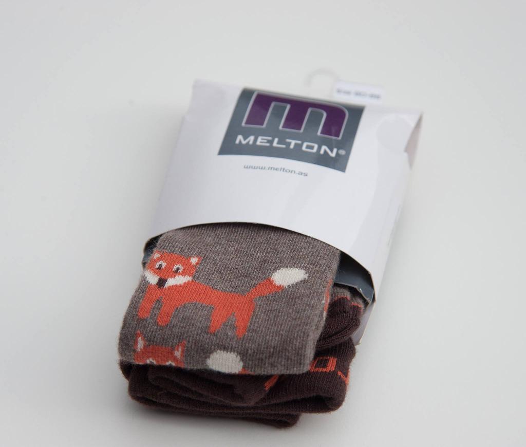 Broekkousen, maillot Melton met vosjes – Maat 80-86 Nieuw, Nacht- of Onderkleding, Meisje, Ophalen of Verzenden, Nieuw