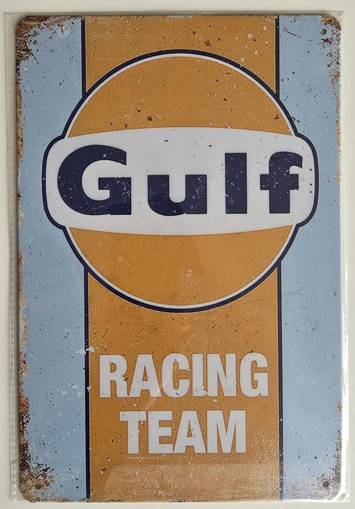 Plaque déco Garage gulf, BP, Martini ... Style emaillée, Enlèvement ou Envoi