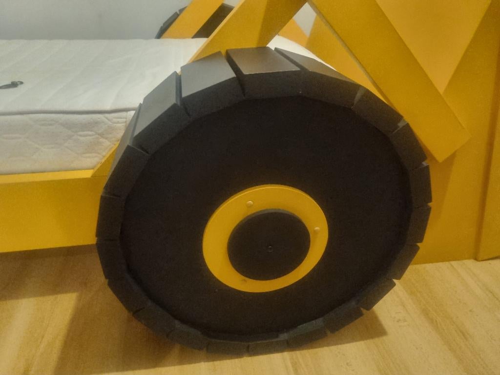 Bulldozerbed, Ophalen, Zo goed als nieuw, Matras