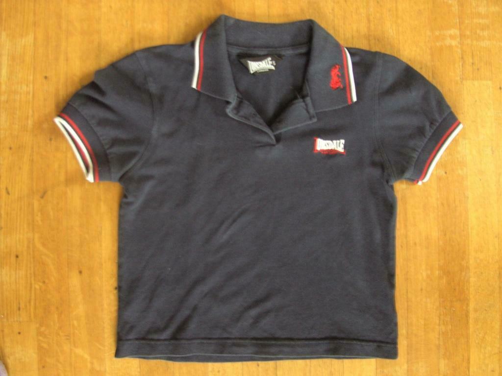 blauwe polo Lonsdale, small, Manches courtes, Enlèvement ou Envoi, Taille 36 (S), Porté