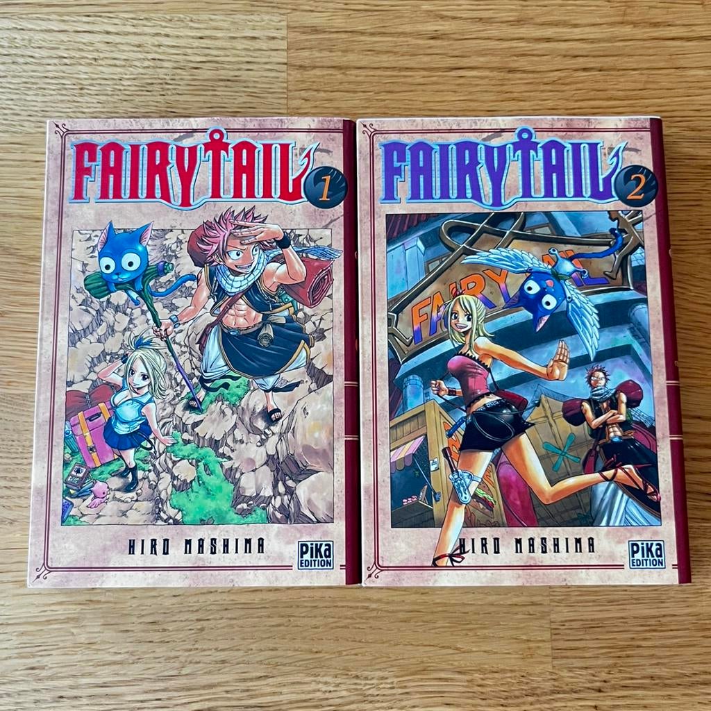 [Manga FR] Fairy Tail Tomes 1&2 – Très bon état, Livres, Plusieurs comics, Enlèvement ou Envoi, Comme neuf, Japon (Manga)