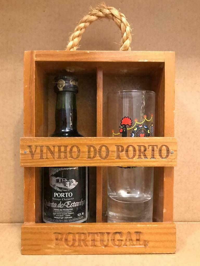 Coffret Porto Quinta do Estanho - Mignonnette d'alcool - 5cl, Autres régions, Enlèvement ou Envoi, Pleine, Utilisé