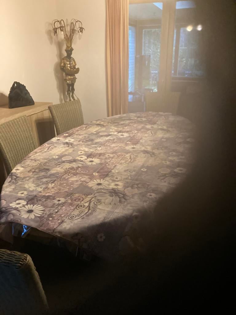 Te koop mooi afwasbaar tafelkaken, Huis en Inrichting, Ophalen, Zo goed als nieuw