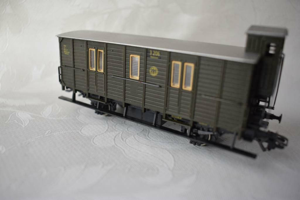 (8D) Märklin HO 4507 groene postwagen met, Hobby en Vrije tijd, Wisselstroom, Ophalen of Verzenden, Märklin, Nieuw