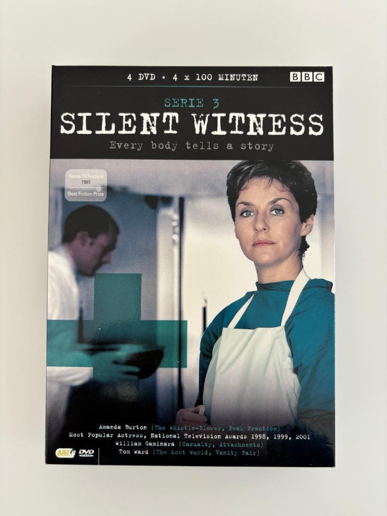 4 DVD Box Silent Witness S3, Alle leeftijden, Ophalen of Verzenden, Zo goed als nieuw, Thriller