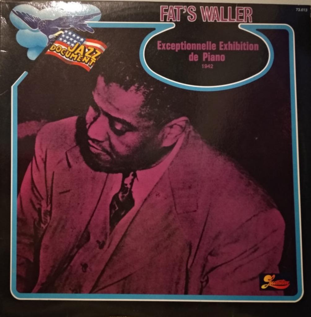 Fats Waller ‎– Exceptionnelle Exhibition De Piano 1942, Ophalen of Verzenden, Zo goed als nieuw, 12 inch, Jazz