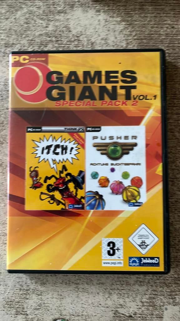 PC-game    Itch en Pusher Games Giant, Ophalen of Verzenden, Zo goed als nieuw