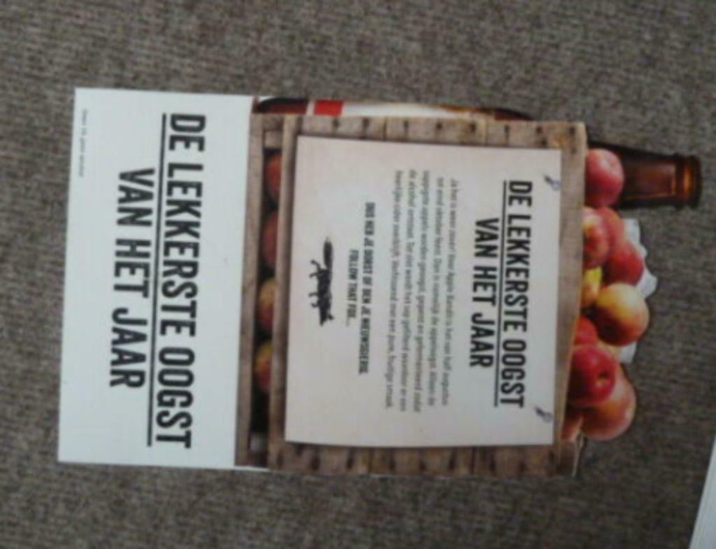 tafel reclame APPLE BANDIT CIDER brouwerij Heineken, Enlèvement ou Envoi, Neuf, Panneau, Plaque ou Plaquette publicitaire, Autres marques
