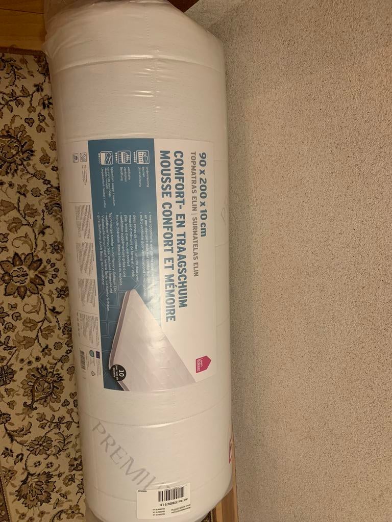 Surmatelas Elin - mousse confortable, Enlèvement, 80 cm