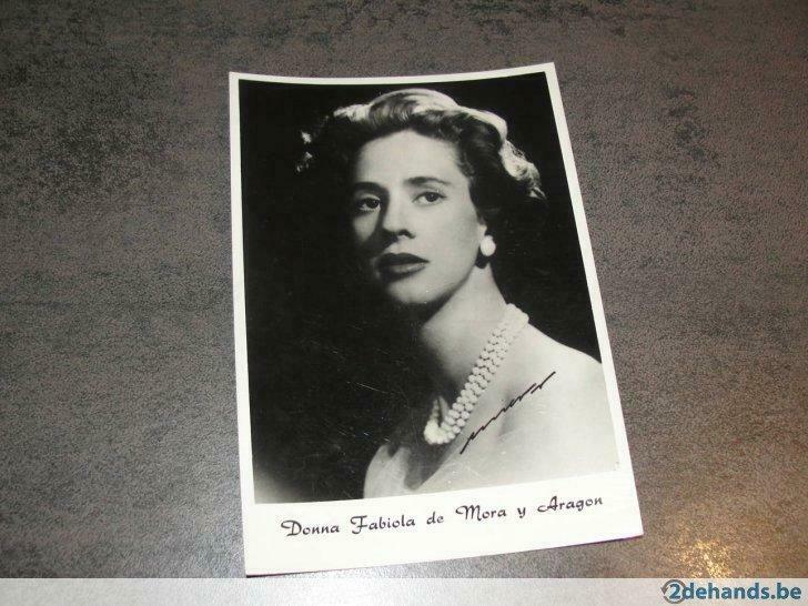 Postkaart met foto verloving van Konigin Fabiola 17/09/60, Ophalen of Verzenden, 1960 tot 1980, België en Luxemburg