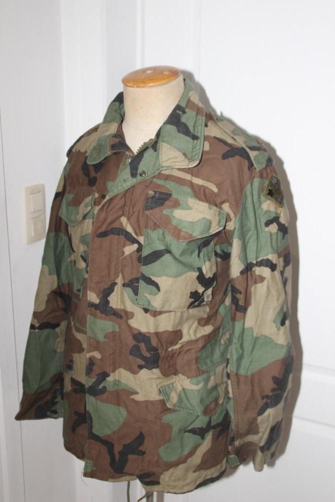 US „" Coat Field Woodland Camouflage "” 4Th Inf Div”, Verzenden, Landmacht, Kleding of Schoenen