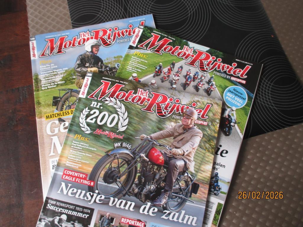 tijdschrift  HET MOTORRIJWIEL, Ophalen