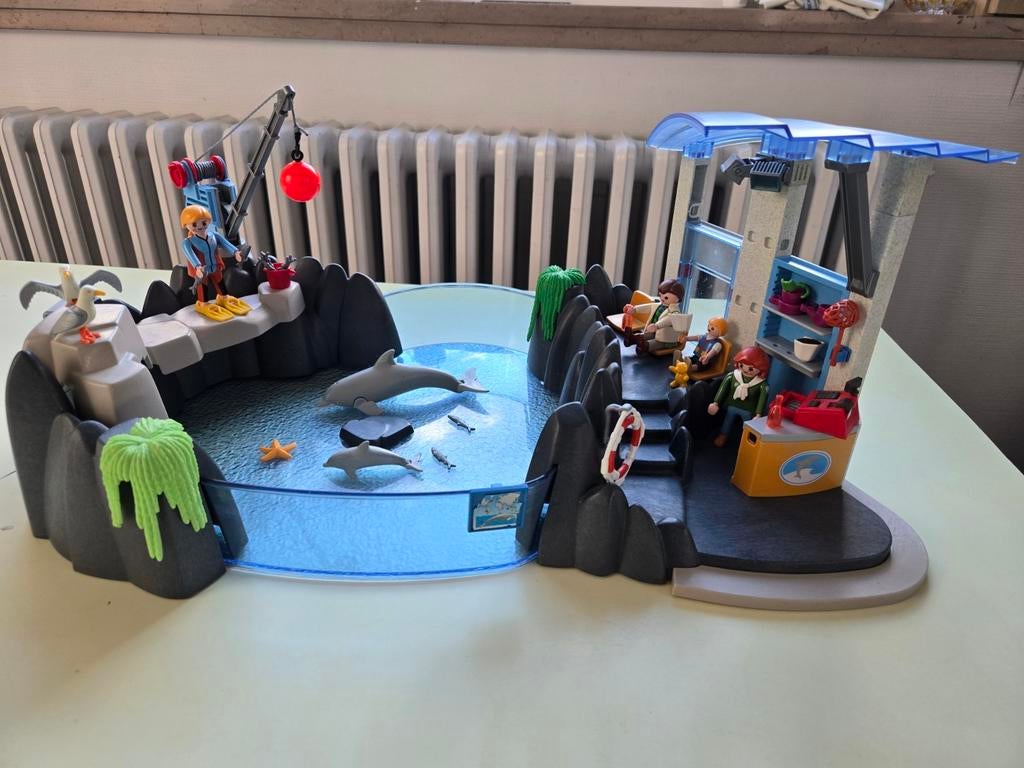 Playmobil 4468 dolfinarium, Ophalen, Gebruikt, Complete set