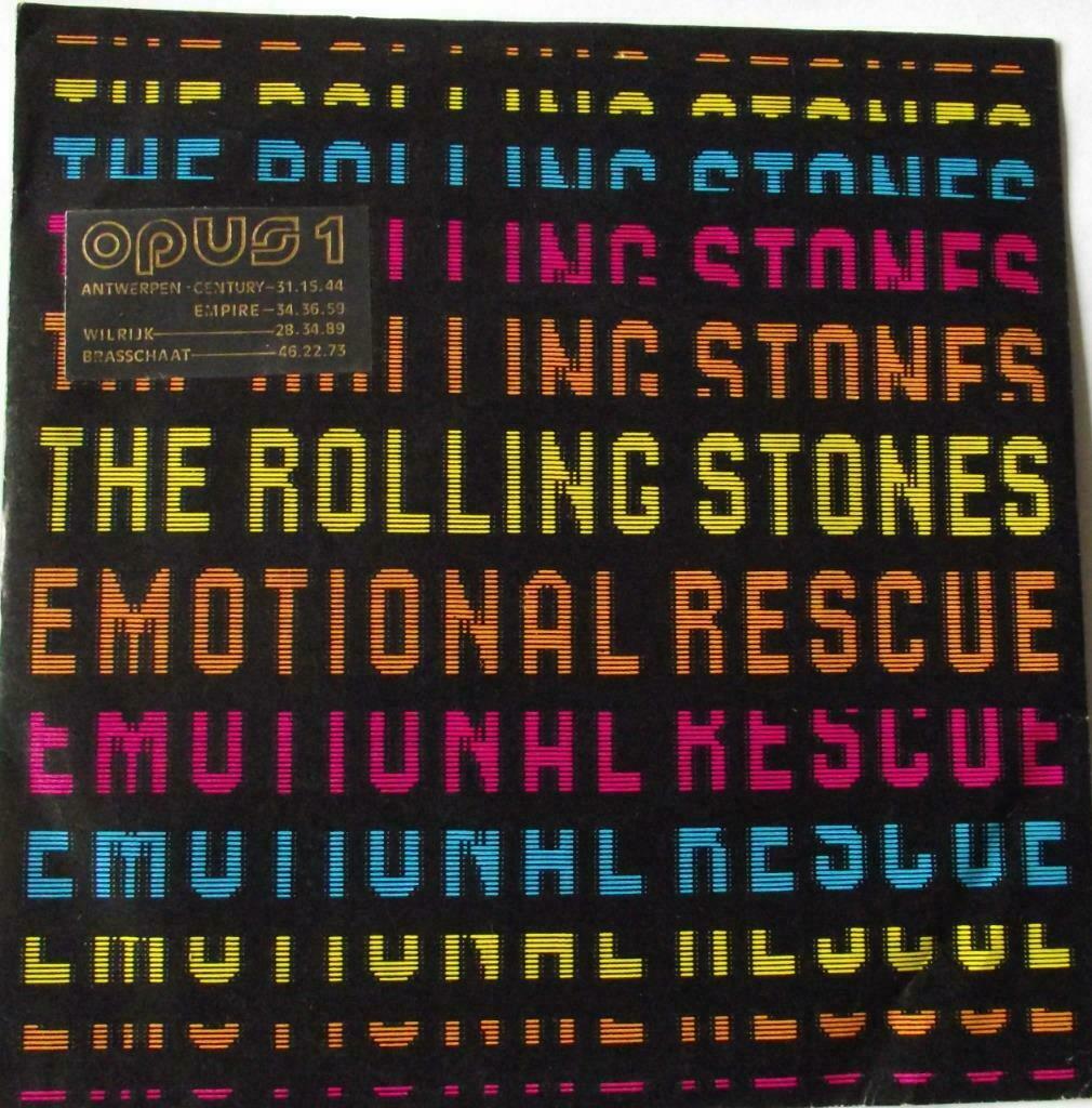 Vinyl single Emotional Rescue Rolling Stones, Enlèvement ou Envoi, Rock et Metal