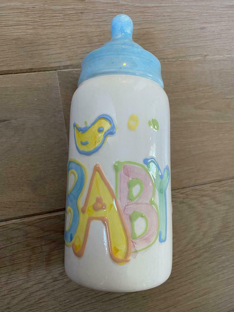 Spaarpot baby in zeer goede staat, Ophalen of Verzenden, Zo goed als nieuw, Steen, Aardewerk of Keramiek, Overige thema's