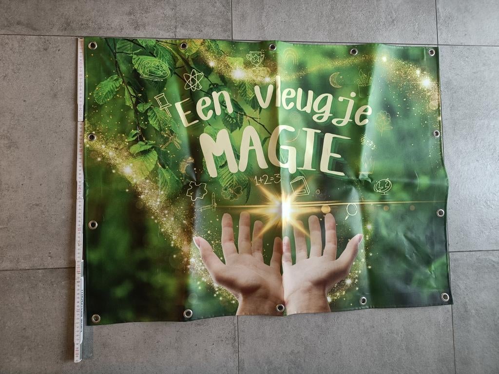 6 Tuinposters op zeil met ringen
