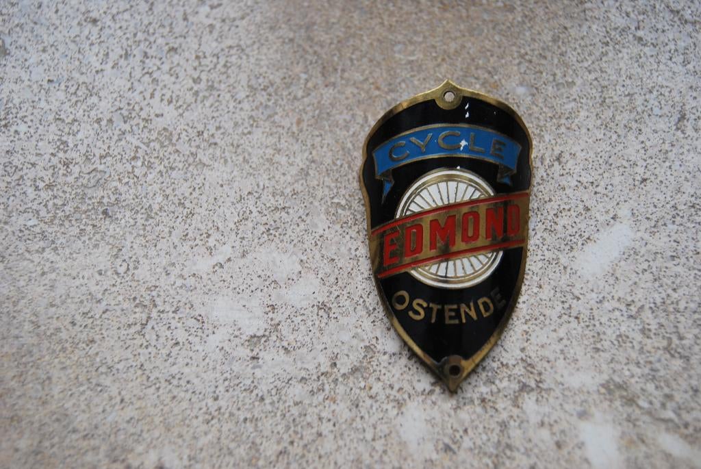FIETS. BADGE „EDMON OSTENDE CYCLE”, Ophalen of Verzenden