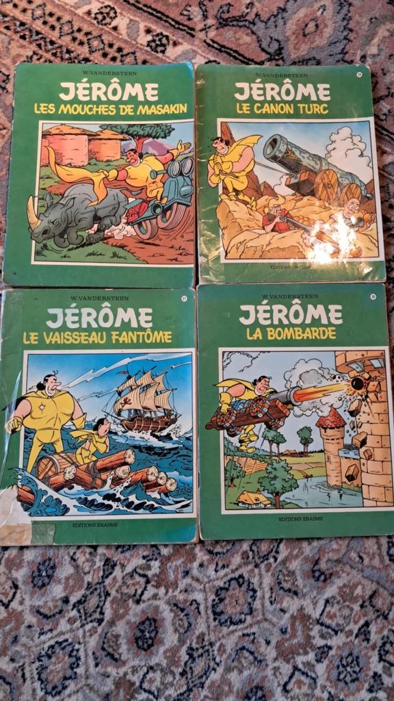 Jérôme - 4 oude strips, Boeken, Stripverhalen, Meerdere stripboeken, Ophalen of Verzenden, Gelezen, Willy Vandersteen