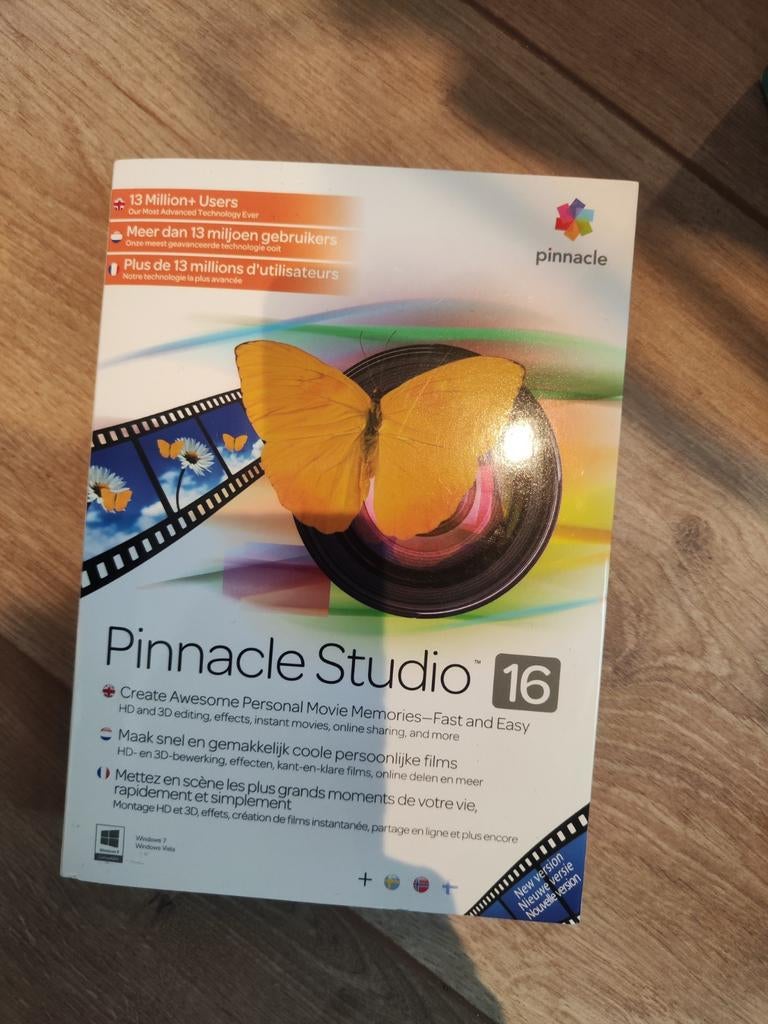 Pinnacle Studio 16, Computers en Software, Printerbenodigdheden, Nieuw, Ophalen