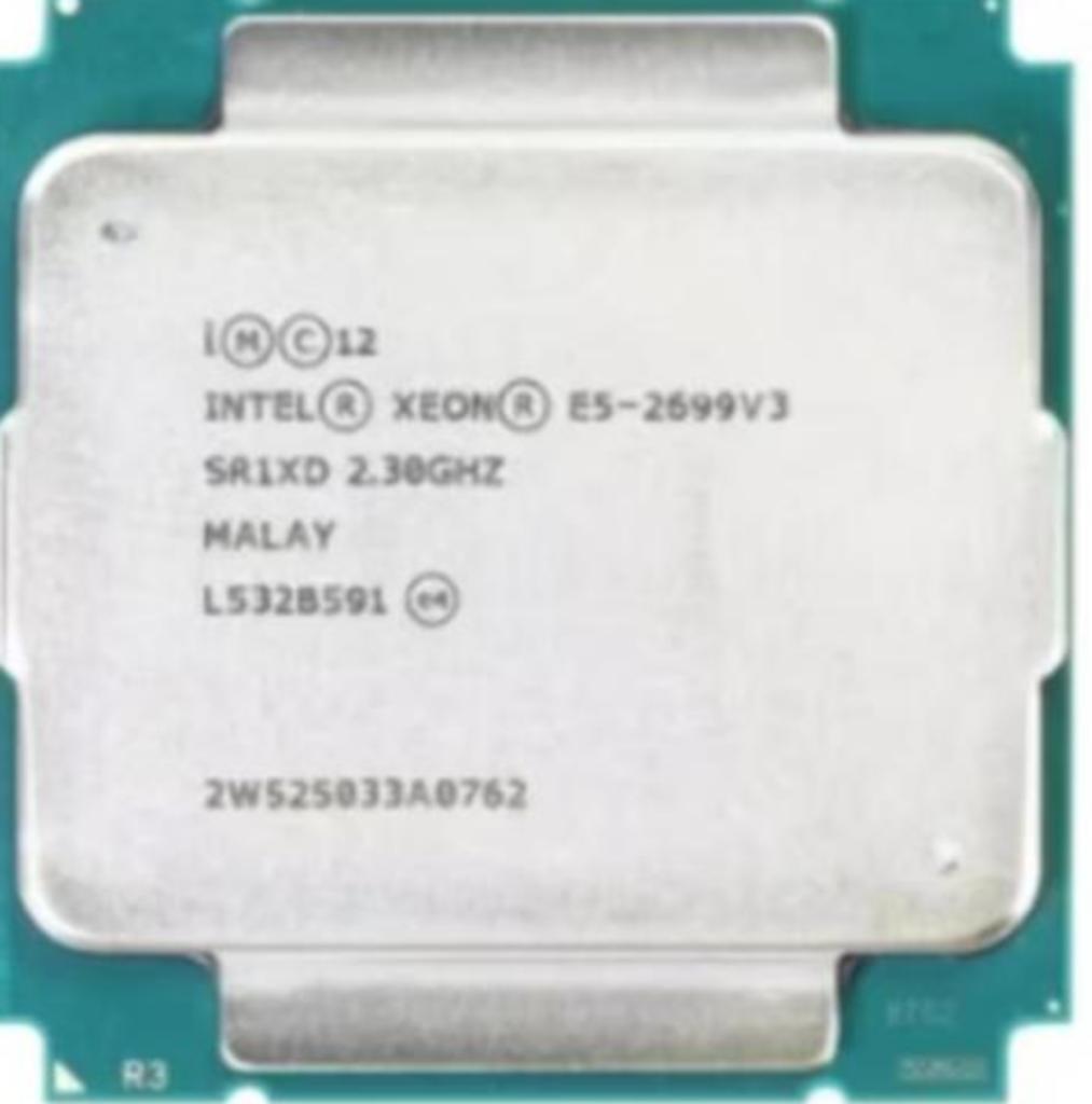 Intel Xeon E5 2699 V3 2.3Ghz CPU met Socket LGA 2011-3, Ophalen of Verzenden, Gebruikt