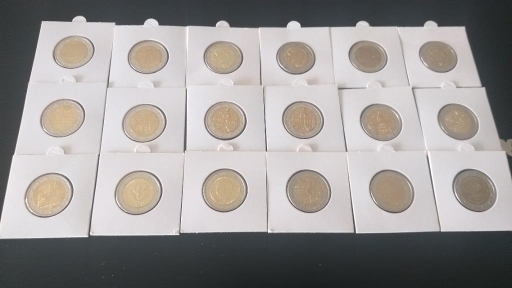 2€ Pièces commémoratives aussi bonnes que UNC, Enlèvement ou Envoi, Belgique, 2 euros, Monnaie en vrac