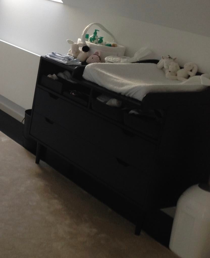 Commode quax met verschoonkussen, Kinderen en Baby's, Ophalen, Zo goed als nieuw, Commode