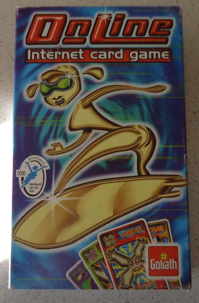 "Online Internet Cardgame" van Goliath in prima Staat !, Trois ou quatre joueurs, Enlèvement ou Envoi, Comme neuf, Goliath