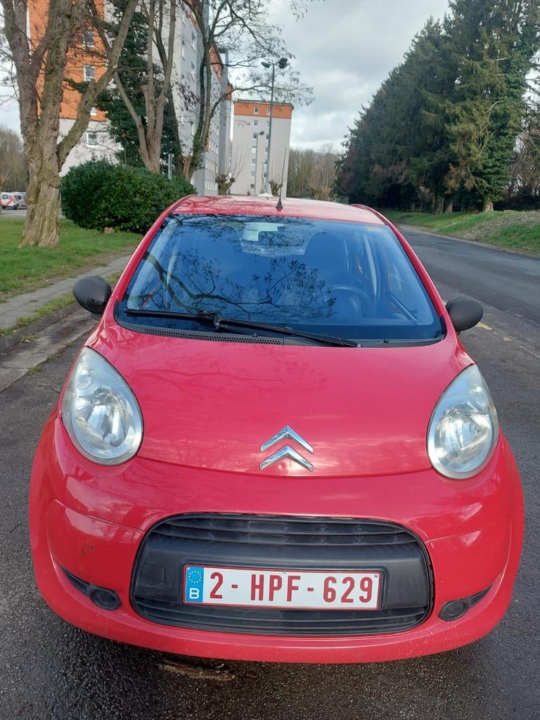 Citroën c1 2011 essence 1.0, Auto's, C1, Bedrijf, Handgeschakeld, Rood