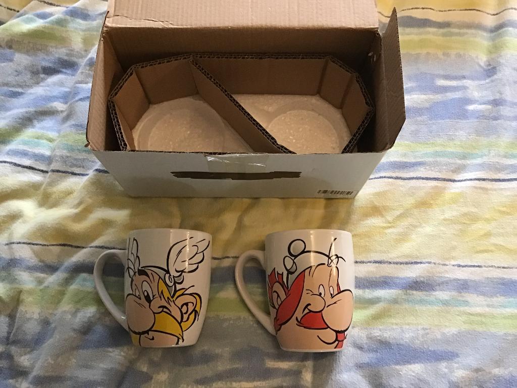 2 tassen Asterix en Obelix, Ophalen of Verzenden, Asterix en Obelix, Nieuw, Gebruiksvoorwerp