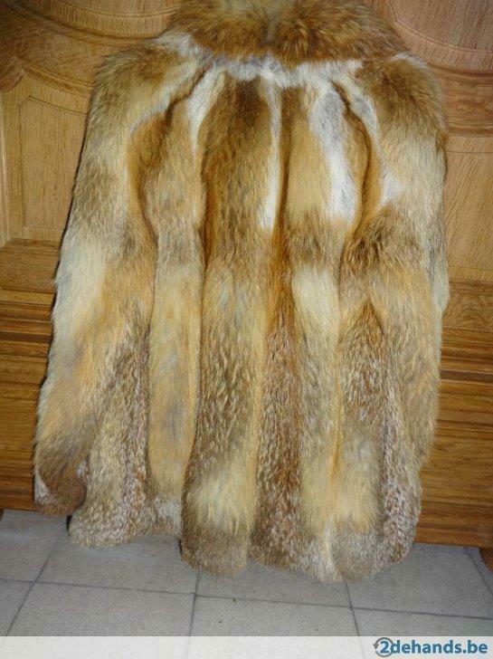 Bontjas Vos, kort model., Kleding | Dames, Jassen | Winter, Ophalen, Gedragen, Maat 42/44 (L), Overige kleuren