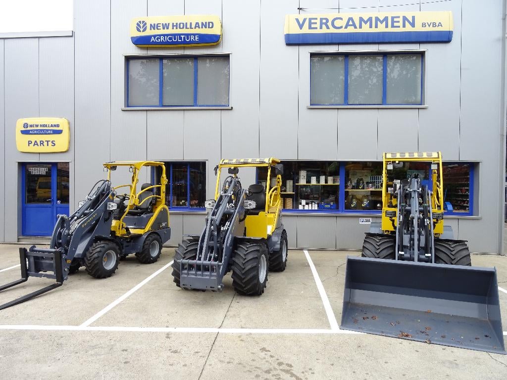 WIELLADER KNIKLADER EUROTRAC W12S, Ophalen