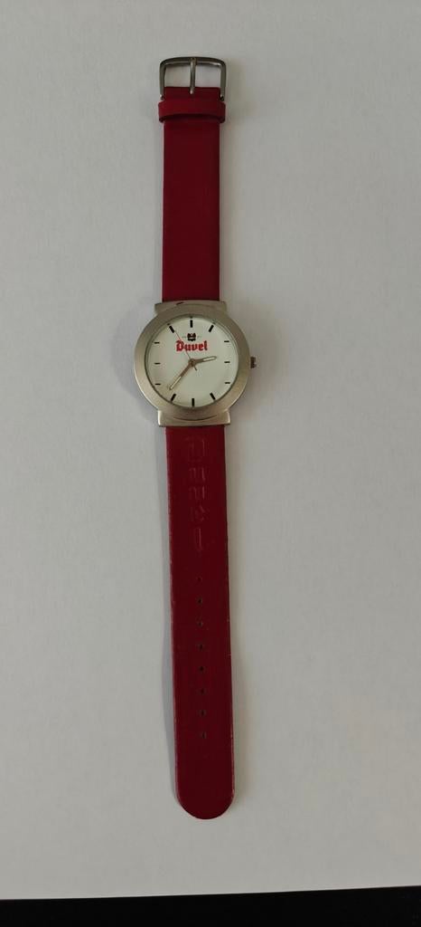 Duvel Polshorloge, Staal, Polshorloge, Ophalen of Verzenden, Leer