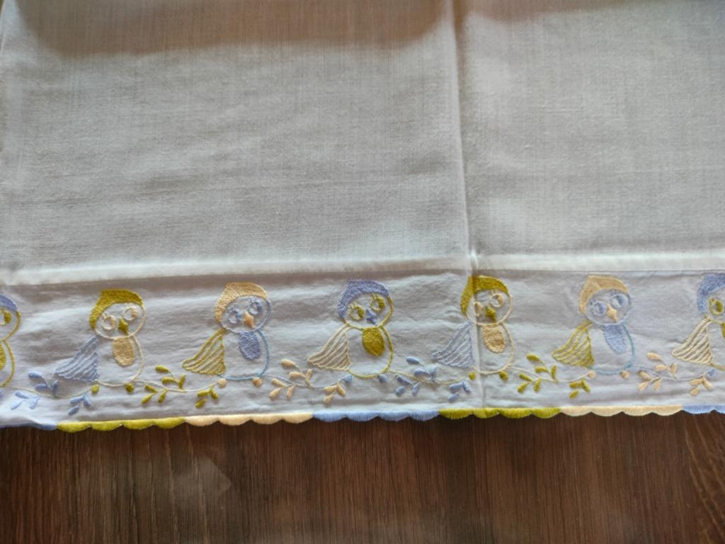 Vintage baby laken vogel met mutsje, Ophalen, Zo goed als nieuw, 70 tot 85 cm, Overige typen