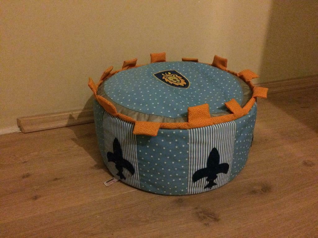 Leuke poef Sigikid, Ophalen, Gebruikt, Rond, Minder dan 50 cm