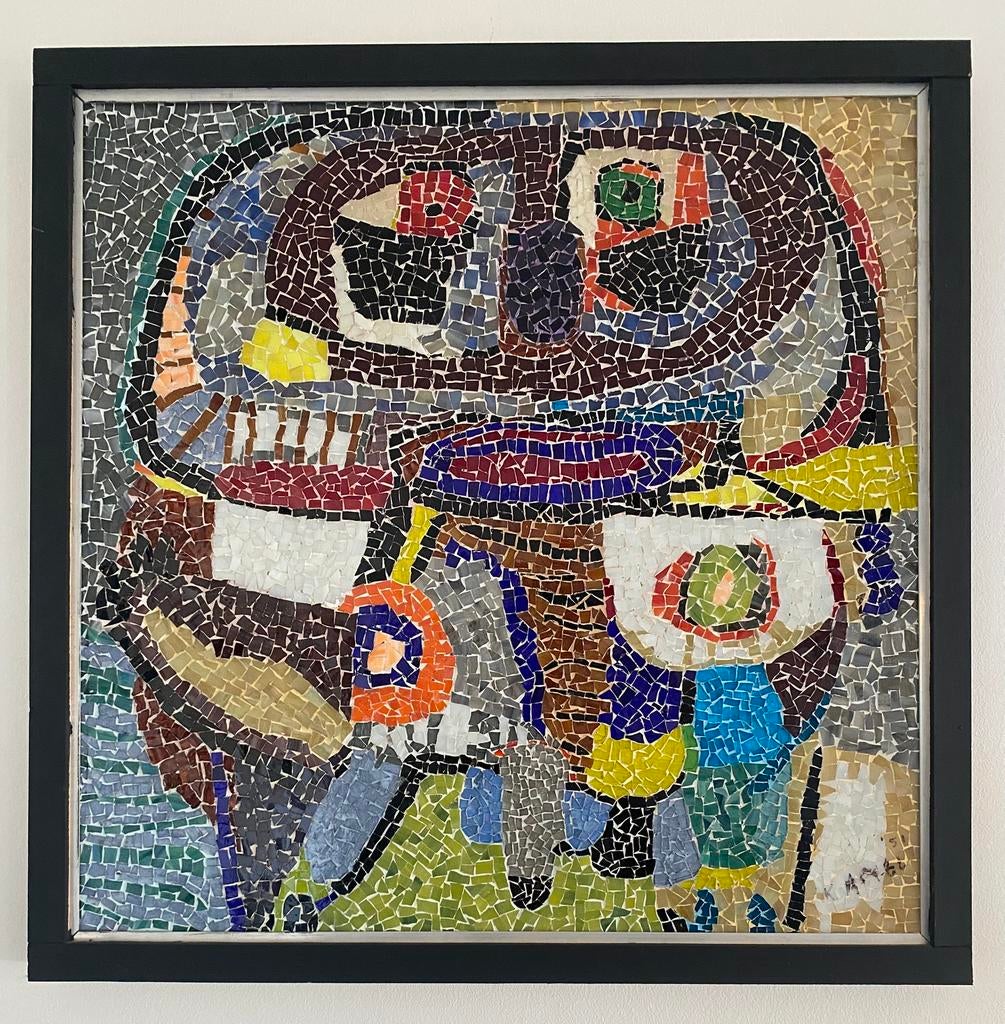 Karel appel mozaik, Ophalen