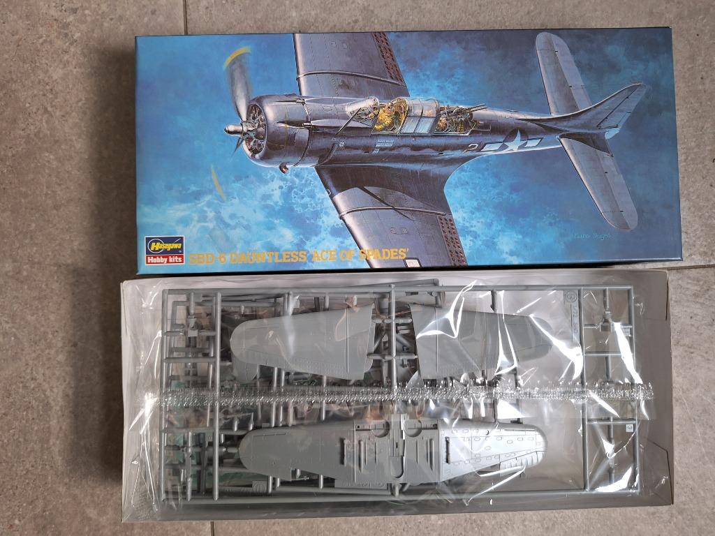 Hasegawa SBD-6 Dauntless 'Ace of Spades', Ophalen, Hasegawa