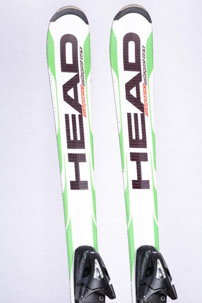 Skis pour enfants 127 HEAD SUPERSHAPE TEAM, blanc/vert, Carving, Enlèvement ou Envoi, Skis, Utilisé