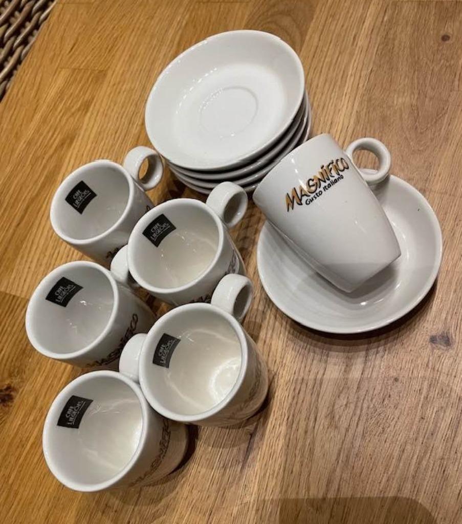 lot tasses Café Liégeois, Enlèvement ou Envoi, Comme neuf, Autres styles, Porcelaine