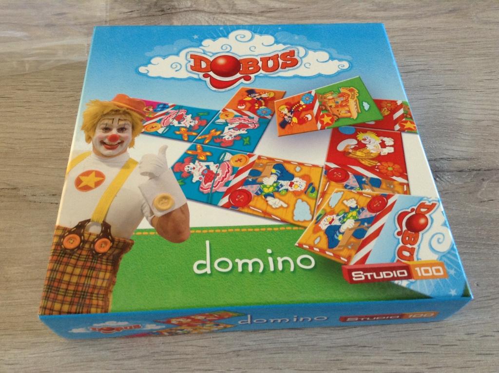 Studio 100 Dobus domino gezelschapspel, Verzenden, Zo goed als nieuw, Puzzelen