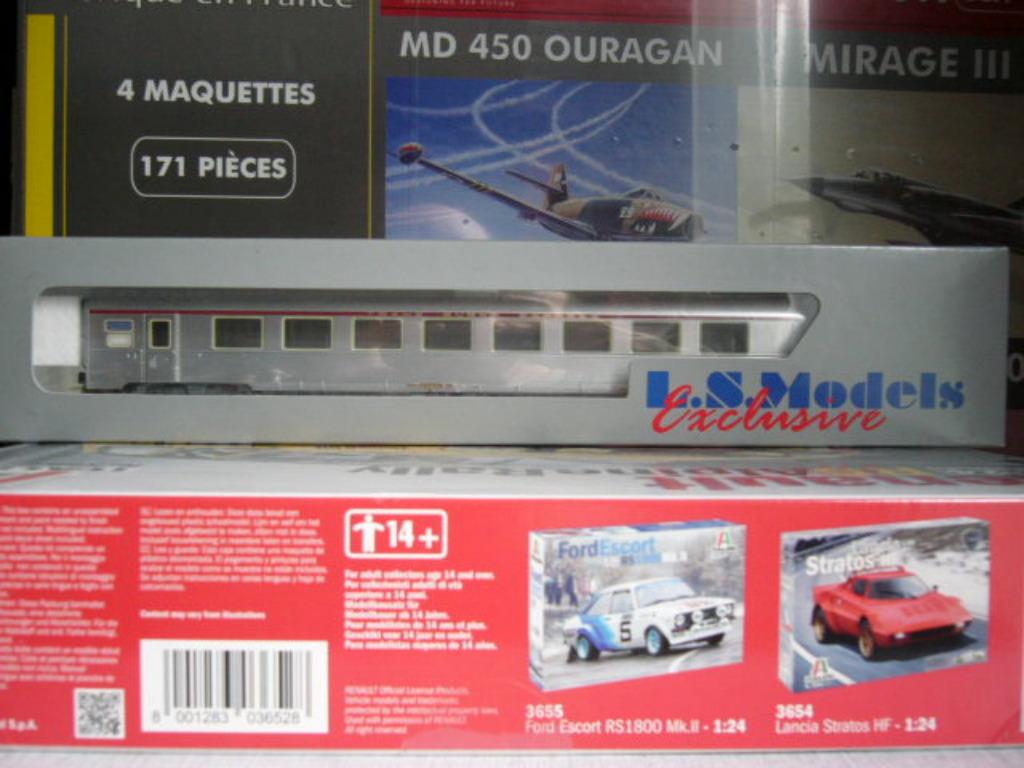 LS MODELS 41006 voiture mistral 69 A8U sncf époque IVB ho dc, Neuf, Autres marques, Enlèvement ou Envoi, Wagon